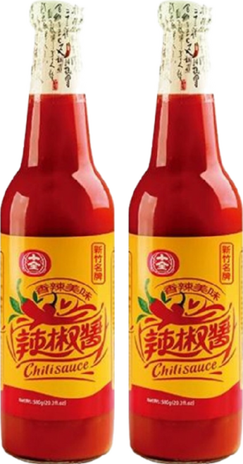 十全 辣椒醬 香辣美味, 580g, 2瓶