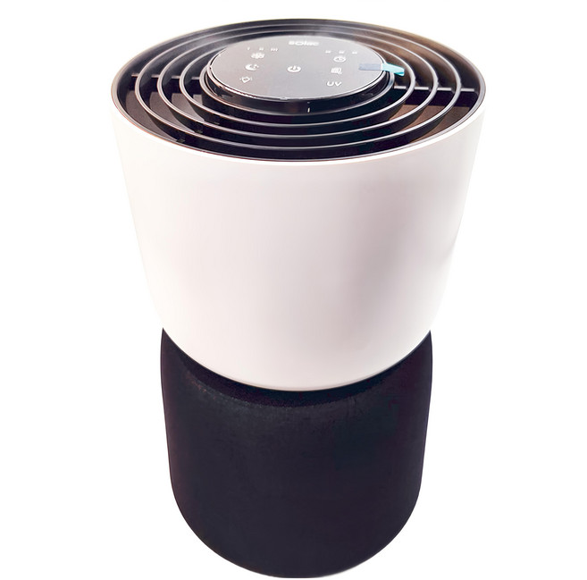 Solac UV抗菌負離子空氣清淨機 HEPA濾網 3段風速 3段定時, SSS-101W