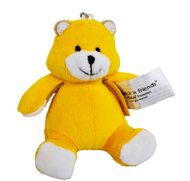 K's Kids 奇智奇思 鑰匙圈 16cm, 波比熊 黃色, 1個