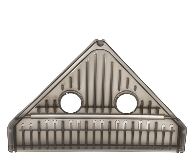 inomata 流理臺吸盤瀝水盤, 透明灰, 1個, 單層