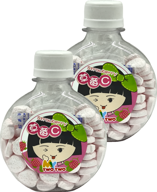 MY TWO TWO 草莓C片, 86g, 2罐