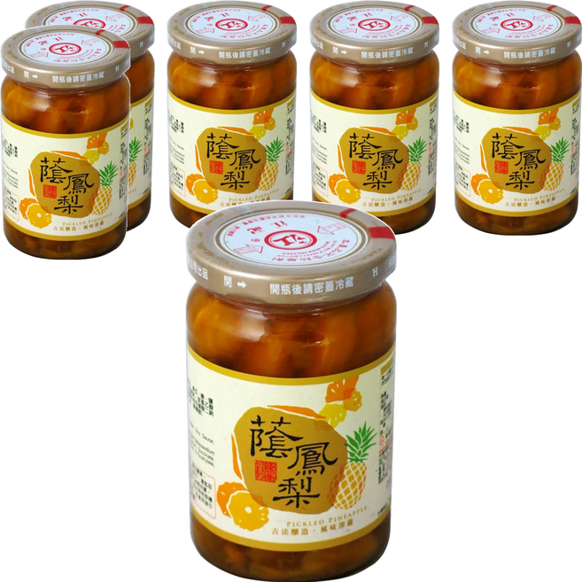 江記 蔭鳳梨, 350g, 6罐