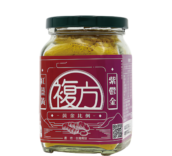 名品農產行 複方紫紅薑黃粉, 150g, 1罐