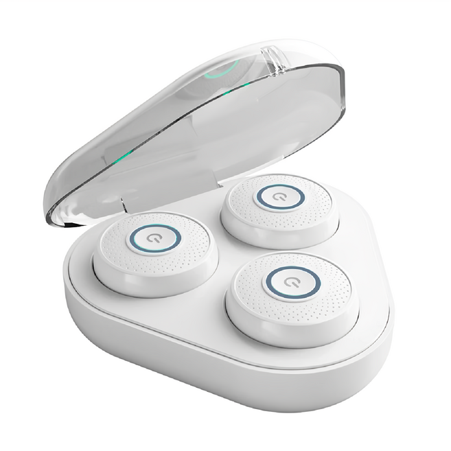 Smart Bearing 智慧魔力 石墨烯紅外線艾灸儀 充電款 附30個艾灸貼片 白色, 1個