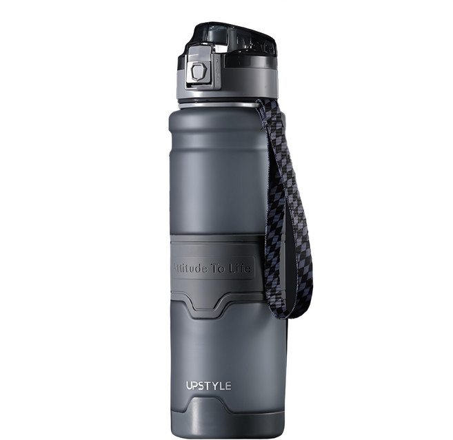UPSTYLE TRITAN水壺 1L, 灰色, 1個