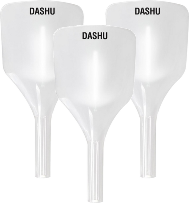 DASHU 手持護臉面罩, 透明, 3個