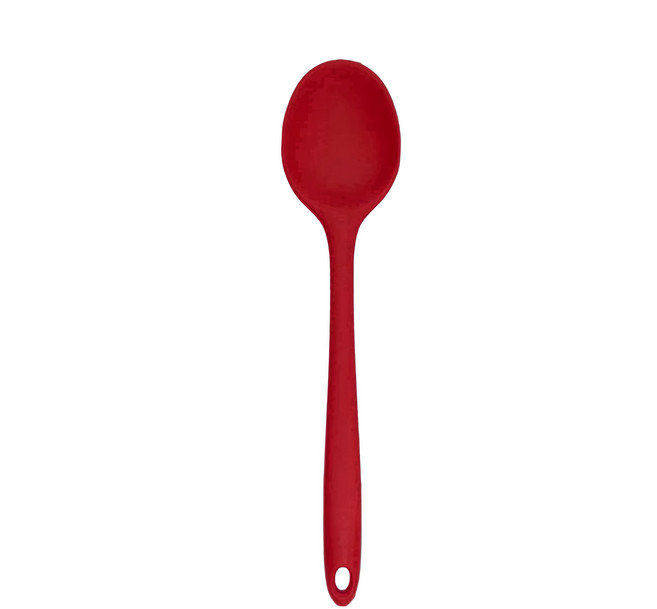 SiliPot 頂級白金矽膠多功能湯匙, 多功能大湯匙, 紅色, 1個