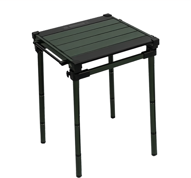 KZM OUTDOOR 工業風1單位輕量折疊桌 1870g, 黑色