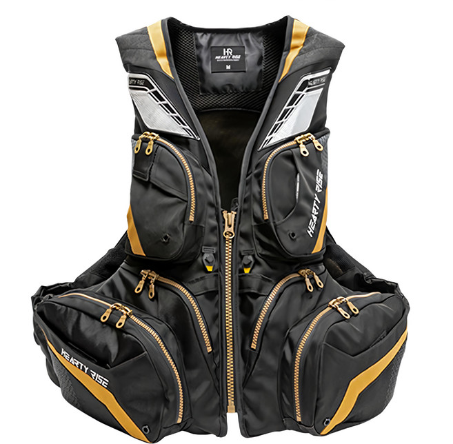 HEARTY RISE 哈帝來斯 磯釣救生衣 HF-9002, 黑色