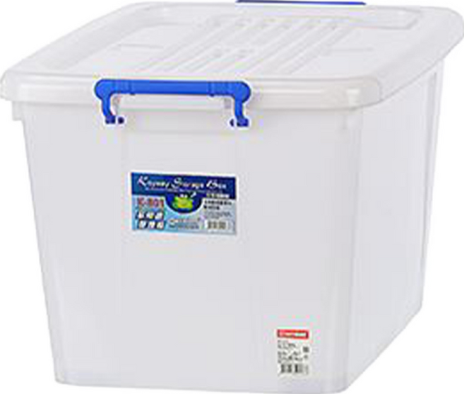 KEYWAY 聯府 多用途整理箱 85L, 透明色, 1個