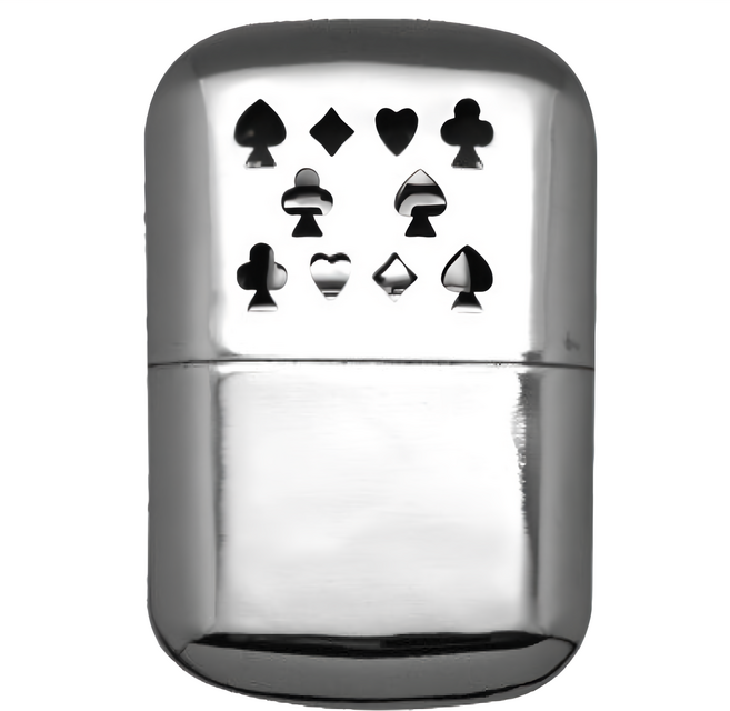 ALL SPLENDID PW-43M POKER 撲克 中型白金懷爐套組 寒流/保暖/戶外活動抗寒必備, 1個