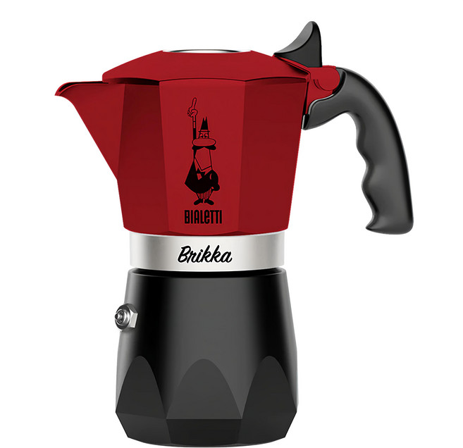 Bialetti 拜雷提 加壓摩卡壺, 日落紅, 1個