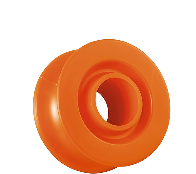 PETZL ULTRALEGERE 10g 輕量化攀登滑輪 適用7-13mm繩索, 橘紅, 1個