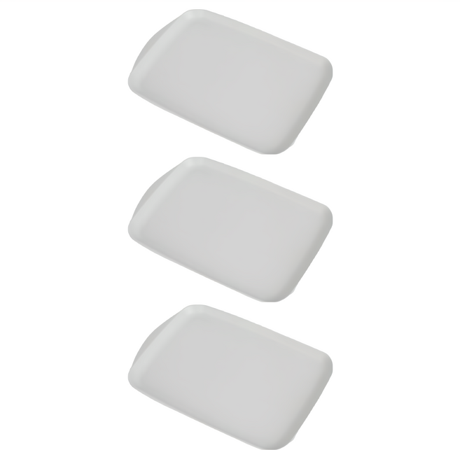 Cimelax 長方形托盤套裝, 顏色隨機, 3個