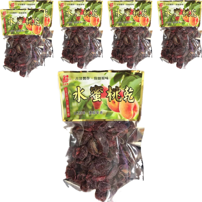 李家興 水蜜桃乾, 130g, 6包