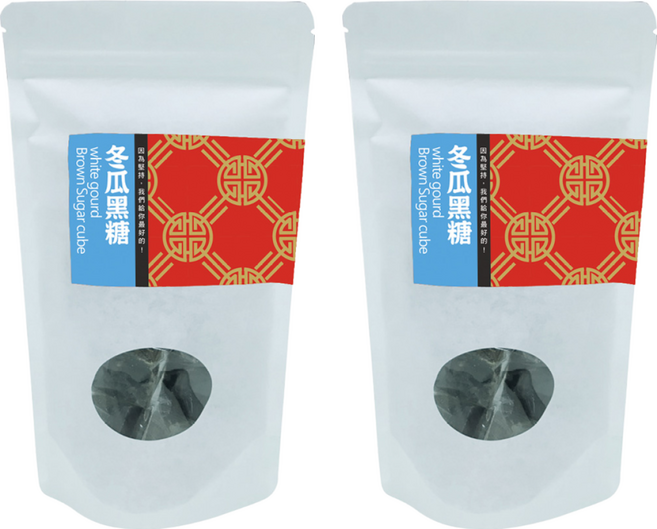 好飲系列 手工冬瓜黑糖 8入, 304g, 2袋