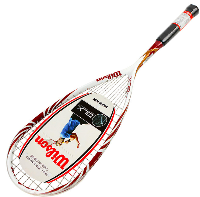 Wilson BLX Tempest 115 壁球拍, 紅色, 1支