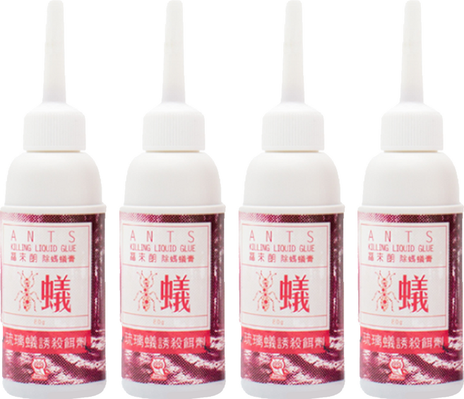 HUKUROU 福來朗 除螞蟻膏 專治琉璃蟻, 80g, 4罐