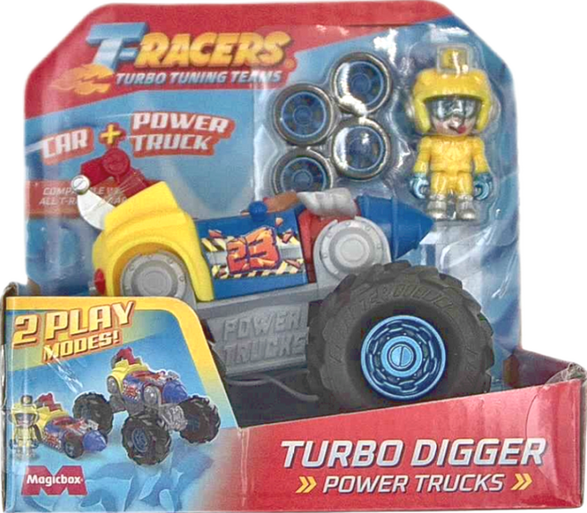 T-RACERS 迷你飛車隊動力卡車 3歲以上, 噴射鑽頭, 1組