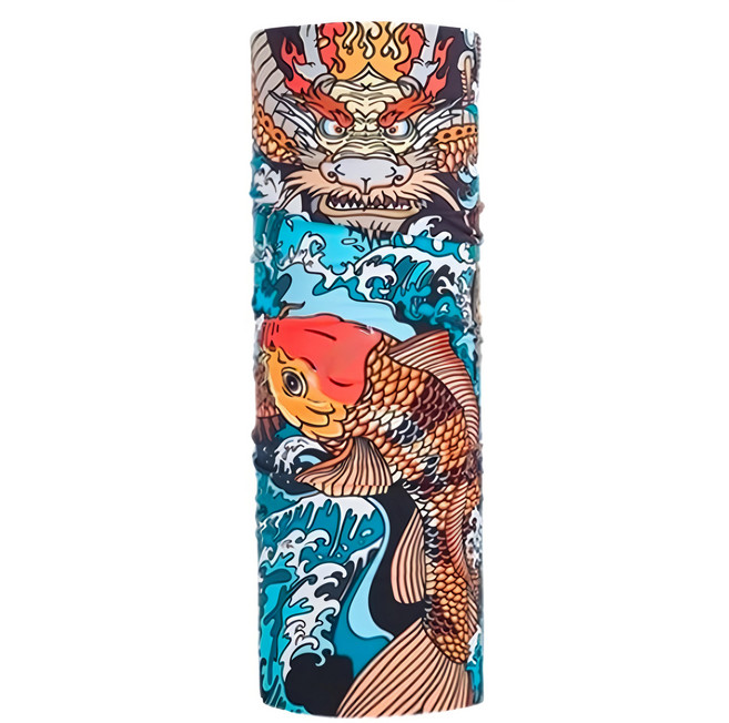 MEGA 美高 防曬冰感多功能魔術頭巾 UV-528 魚躍龍門