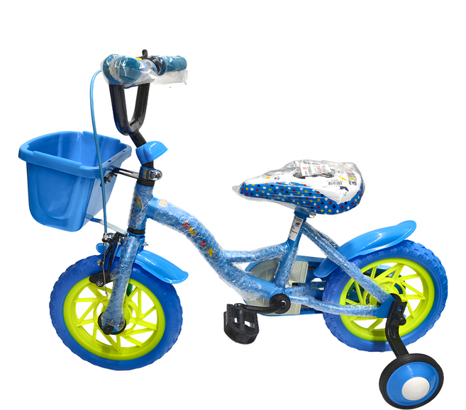 小飛俠兒童腳踏車 + 前籃 7.5kg, 水藍色, 84cm, 1台