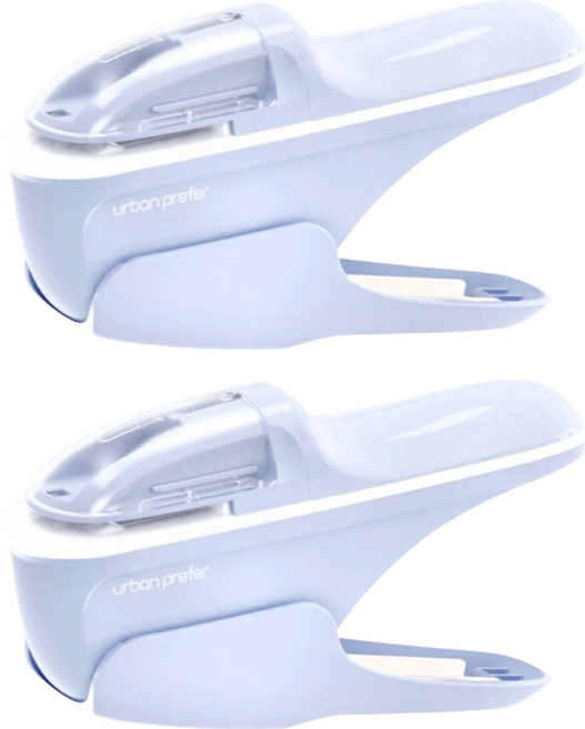 urban prefer PIN 無針釘書機 可釘6-8張紙, 天空藍, 2個