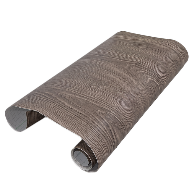 防水自黏壁紙 立體仿真木紋 800g, 摩卡年輪 摩卡色