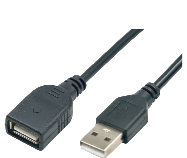 UniSync USB公對母高速訊號傳輸延長線 5M 480Mbps, 1條