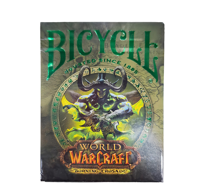 BICYCLE 標準尺寸專業撲克牌, 1盒, 魔獸世界 燃燒的遠征
