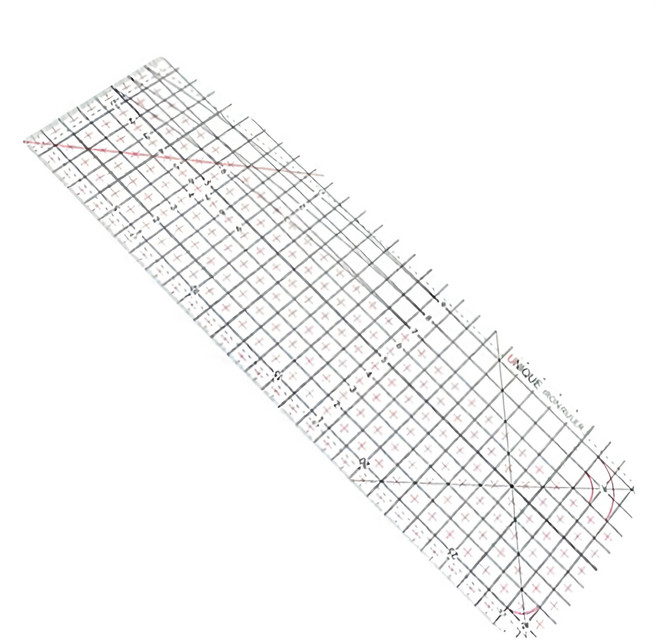 UNIQUE 熨斗專用定規尺, 1個