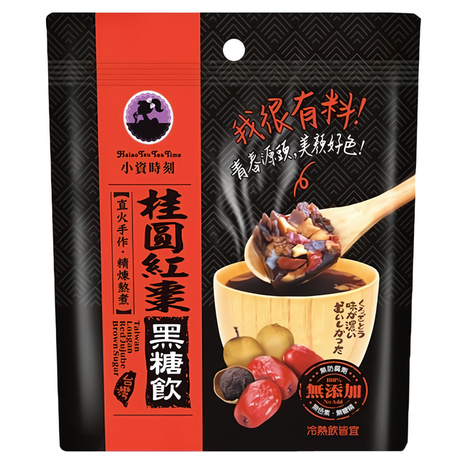 小資時刻 桂圓黑糖飲 紅, 150g, 1包