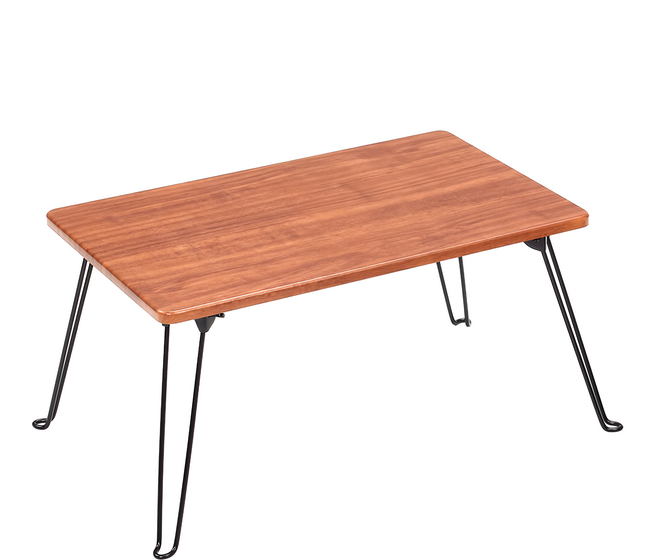 HomeMax 可攜折摺疊野餐咖啡桌, 深棕色