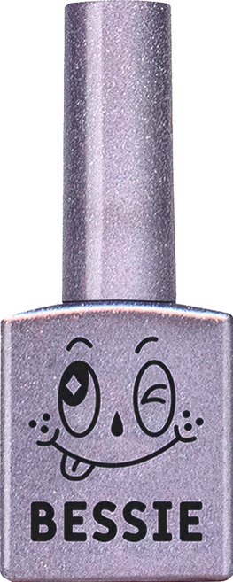 BESSIE 亮片系列 美甲凝膠, GL13 太空灰, 11ml, 1瓶
