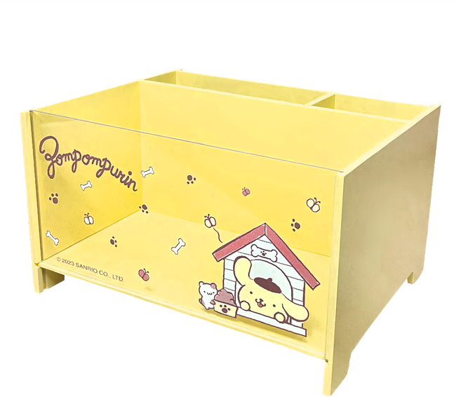 SANRIO 三麗鷗 布丁狗收納面紙盒 SPN1042, 黃色