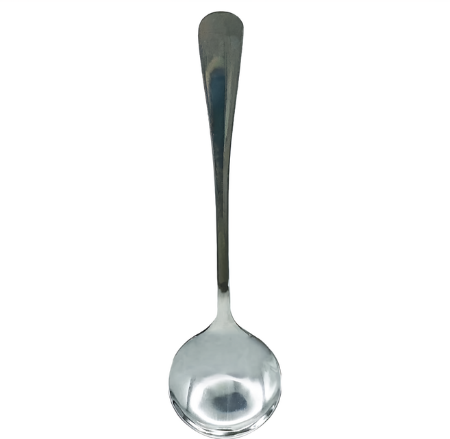 TU 良品 大圓匙 18.2 x 4.8cm 不鏽鋼湯匙, 湯匙, 銀色, 1支