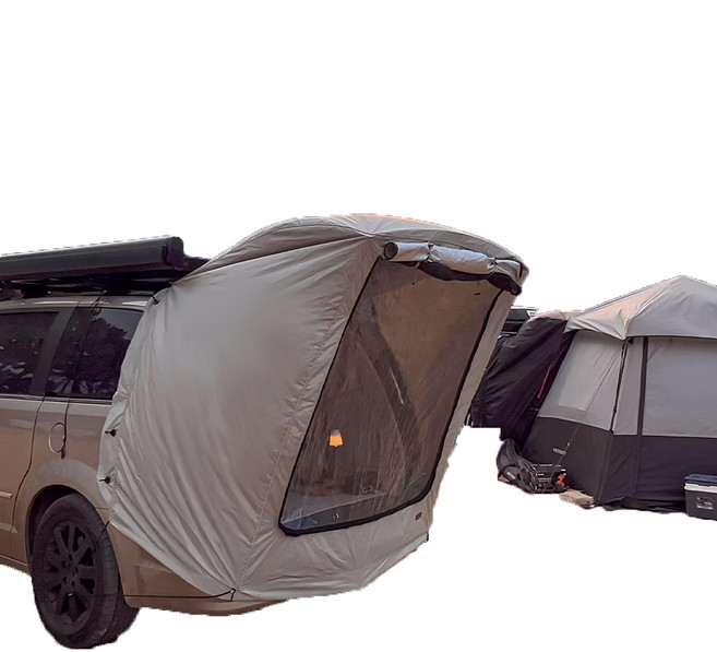 IDOOGEN Idouzen Mobility BASIC Shelter Docking Stealth Trunk Cartent Urethane Type Extension Wall Package M, 暖灰色, 2人, 1個