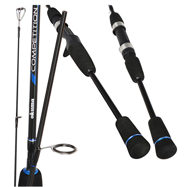 okuma 寶熊釣具 Competition 直柄路亞竿, 黑色