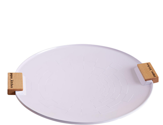 Papa's kitchen IH電磁爐陶瓷塗層鋁製燒烤盤, 38cm, 1個