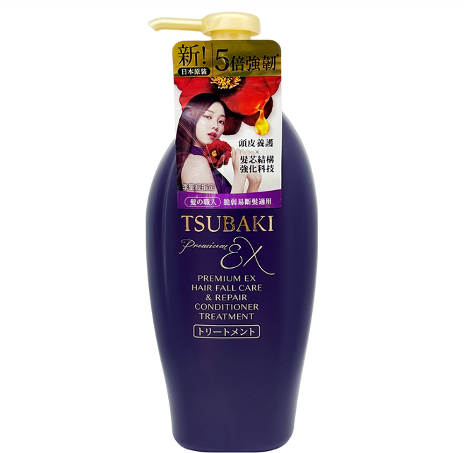 TSUBAKI 思波綺 髮研防斷護髮乳, 450ml, 1瓶