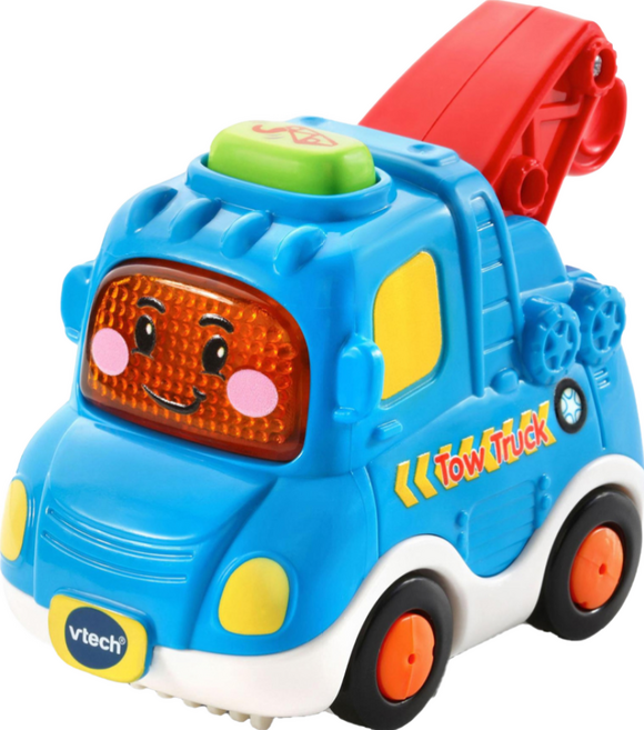 vtech 偉易達 嘟嘟聲光互動車, 吊車 多色, 1個