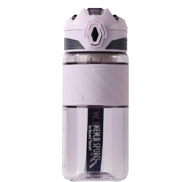 UPSTYLE 星耀運動水杯 TR9091, 薄霧紫, 550ml, 1個