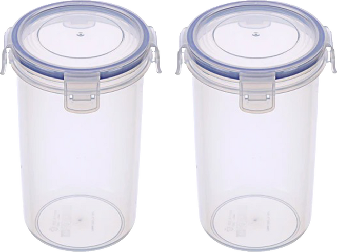 KEYWAY 聯府 天廚圓型保鮮盒, 容器 + 蓋子, 2個