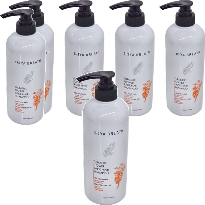 IRIYA BREATH 伊麗雅 薑黃養髮洗髮精, 730ml, 6瓶