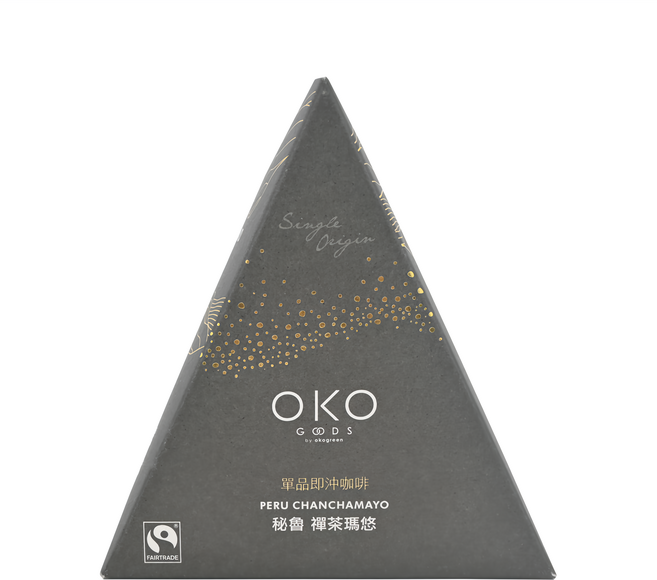 OKO 生態綠 單品即沖咖啡 秘魯禪茶瑪悠, 2.5g, 8包, 1盒