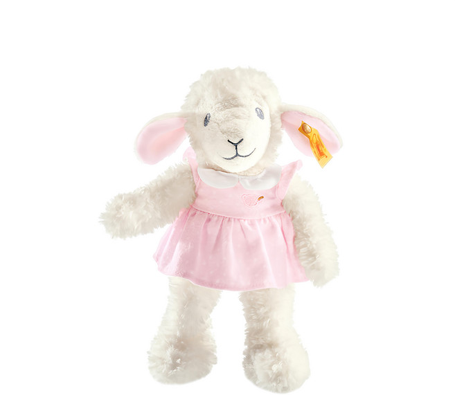 Steiff 德國金耳釦泰迪熊 嬰幼兒玩偶, 28cm, Sweet Dreams Lamb, 1個