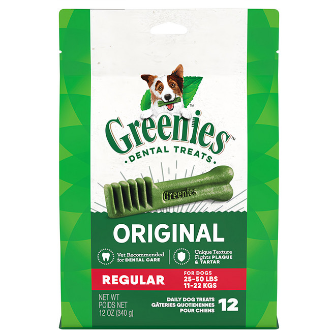 Greenies 健綠 潔牙骨 中型犬, 340g, 1包