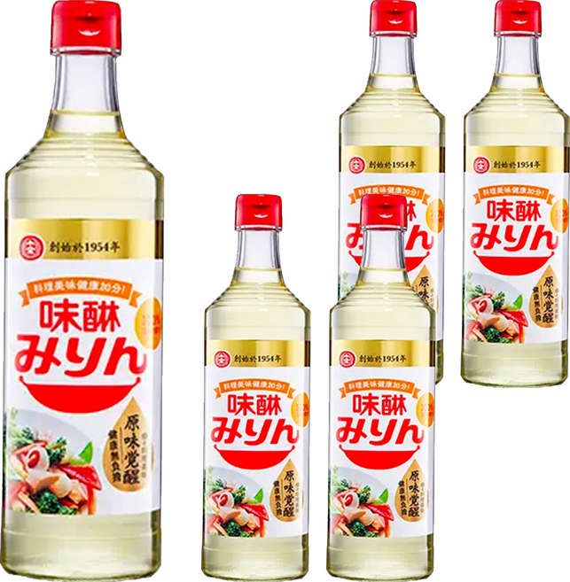 十全 味醂調味料, 500ml, 5瓶