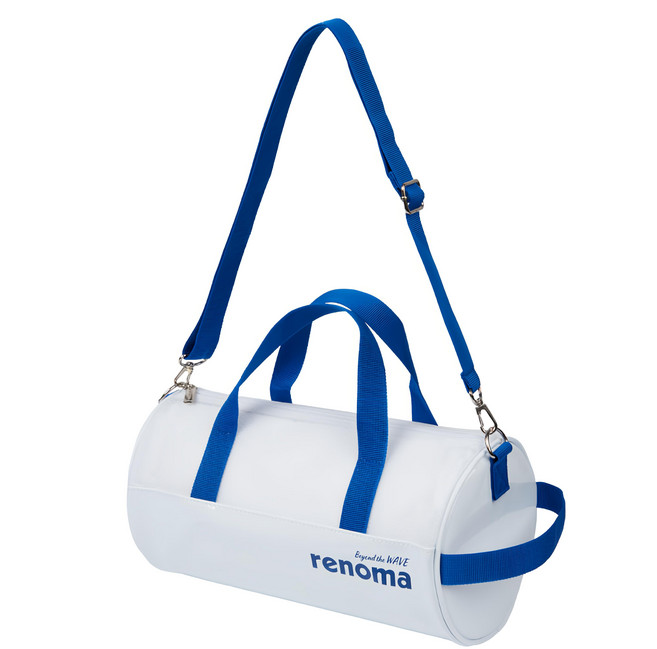 renoma SWIM 漆皮圓筒肩背游泳包 RO-RB2D018, 白色