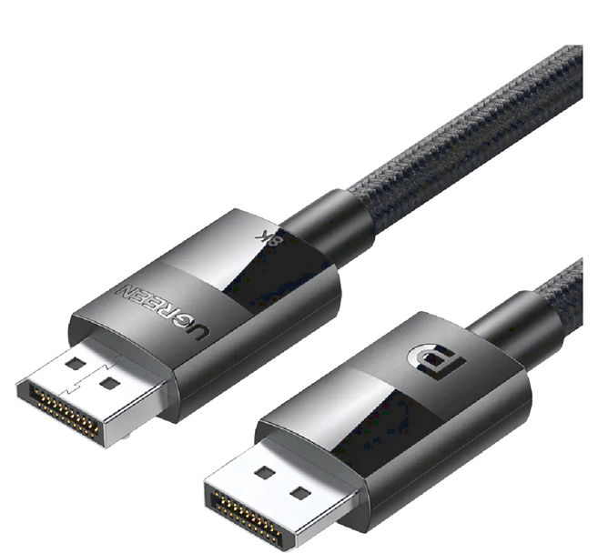 UGREEN 綠聯 DP1.4公對公連接線, 1.5m, 灰色 + 黑色, 1條