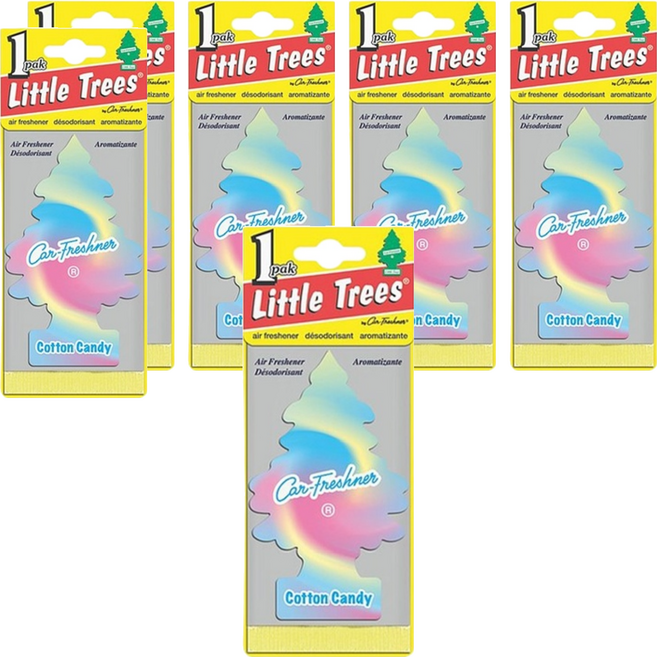 Little Trees 小樹香片 香氛卡, 棉花糖, 7g, 6片